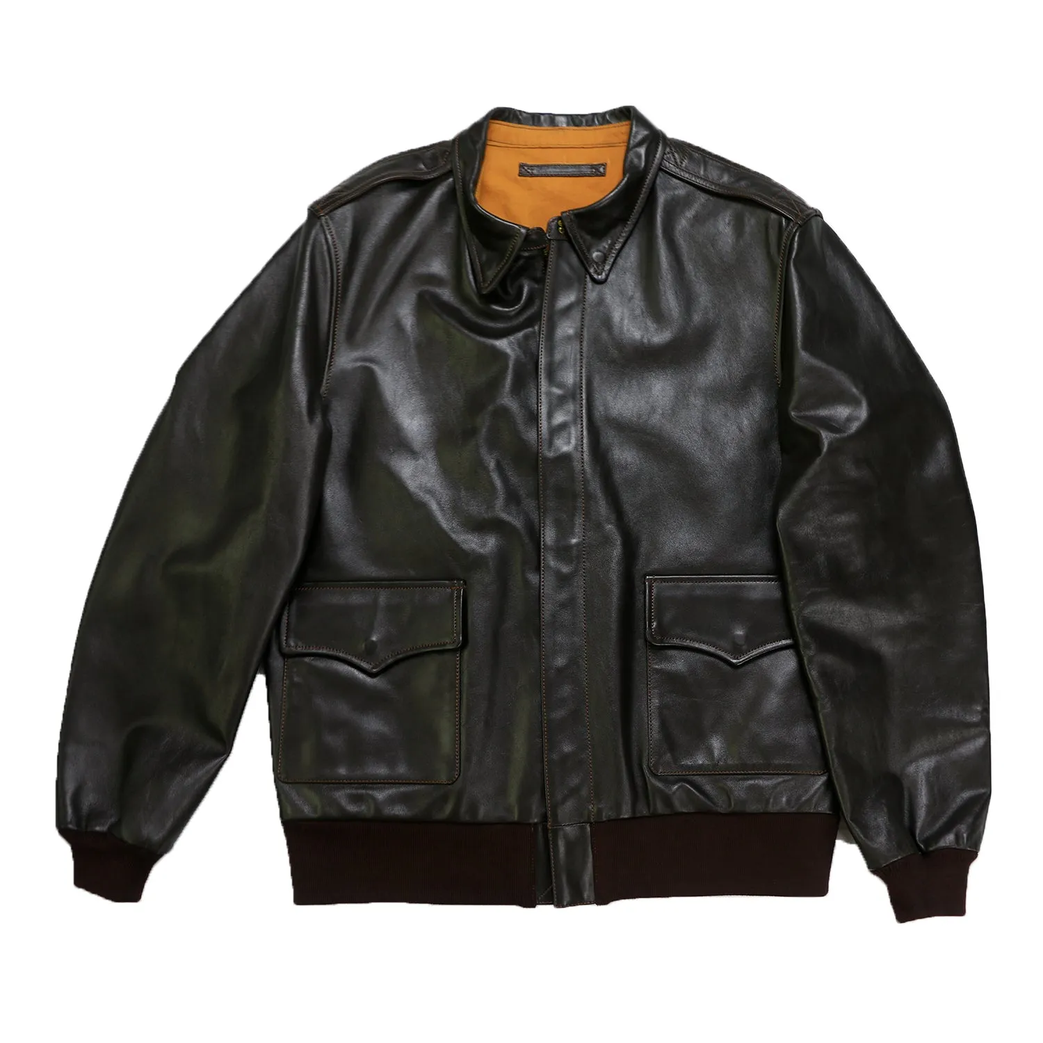 A-2 leather jacket - Wildcat Felix Cat Jacket