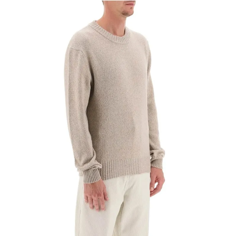 AMI PARIS  |Wool Cashmere Plain Designers Sweaters