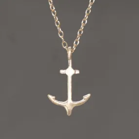 Anchor Necklace in 14k Gold