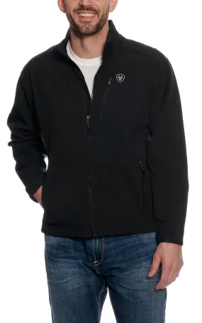 Ariat Men's Black Logo Softshell Jacket - Big & Tall