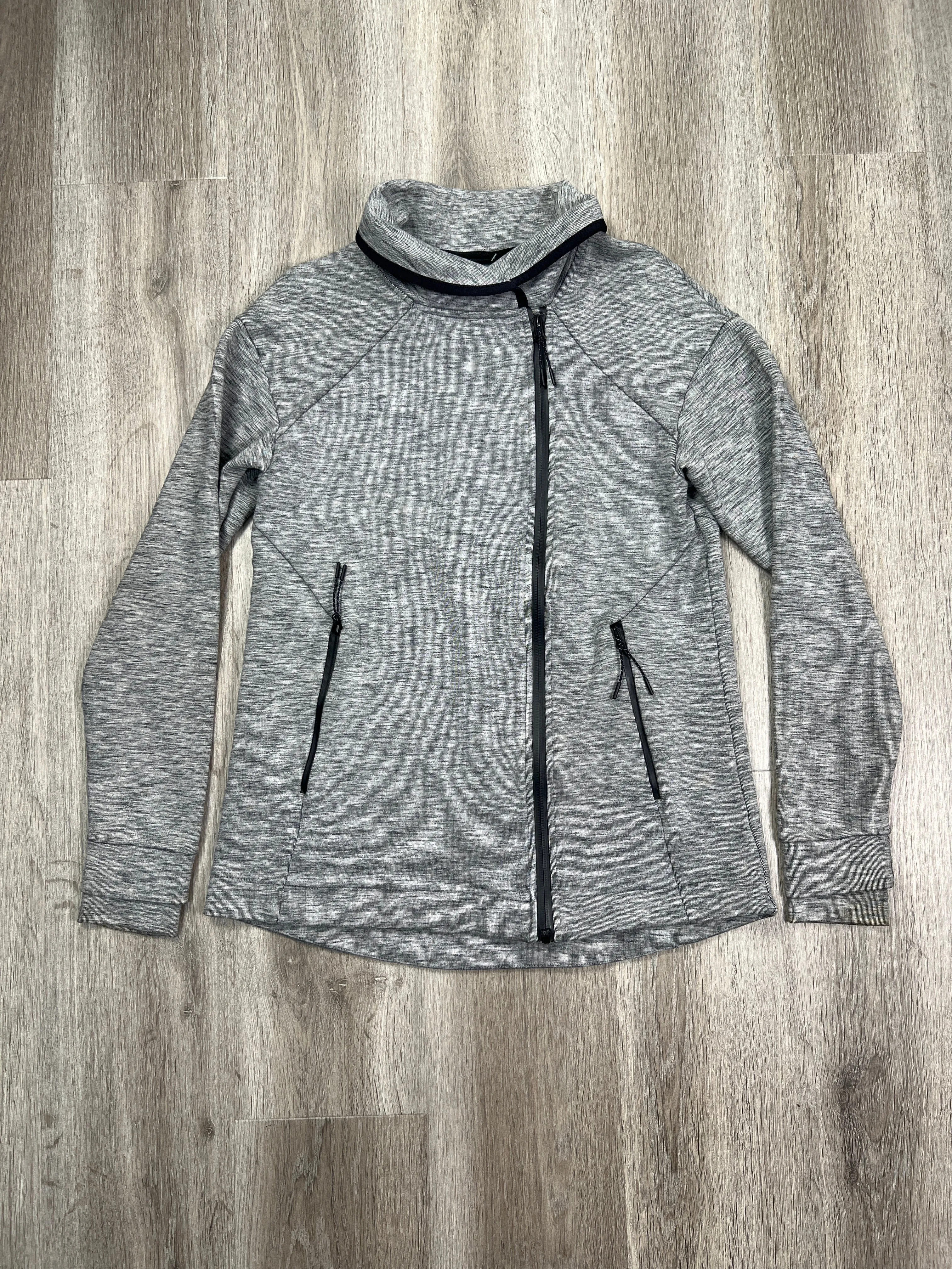 Athletic Jacket By C9 By Champion In Black & Grey, Size: M