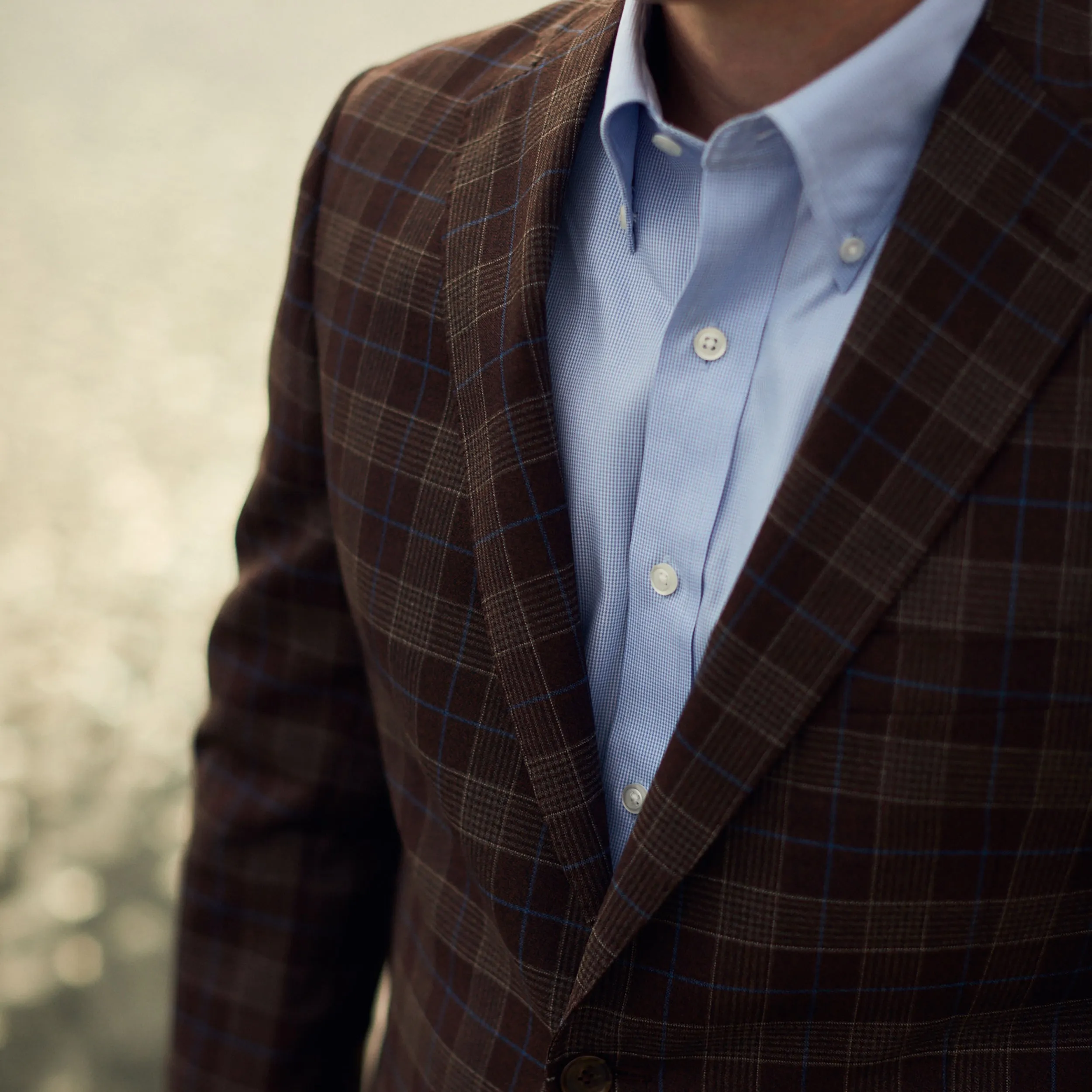 Audubon Brown/Blue Plaid Sport Coat