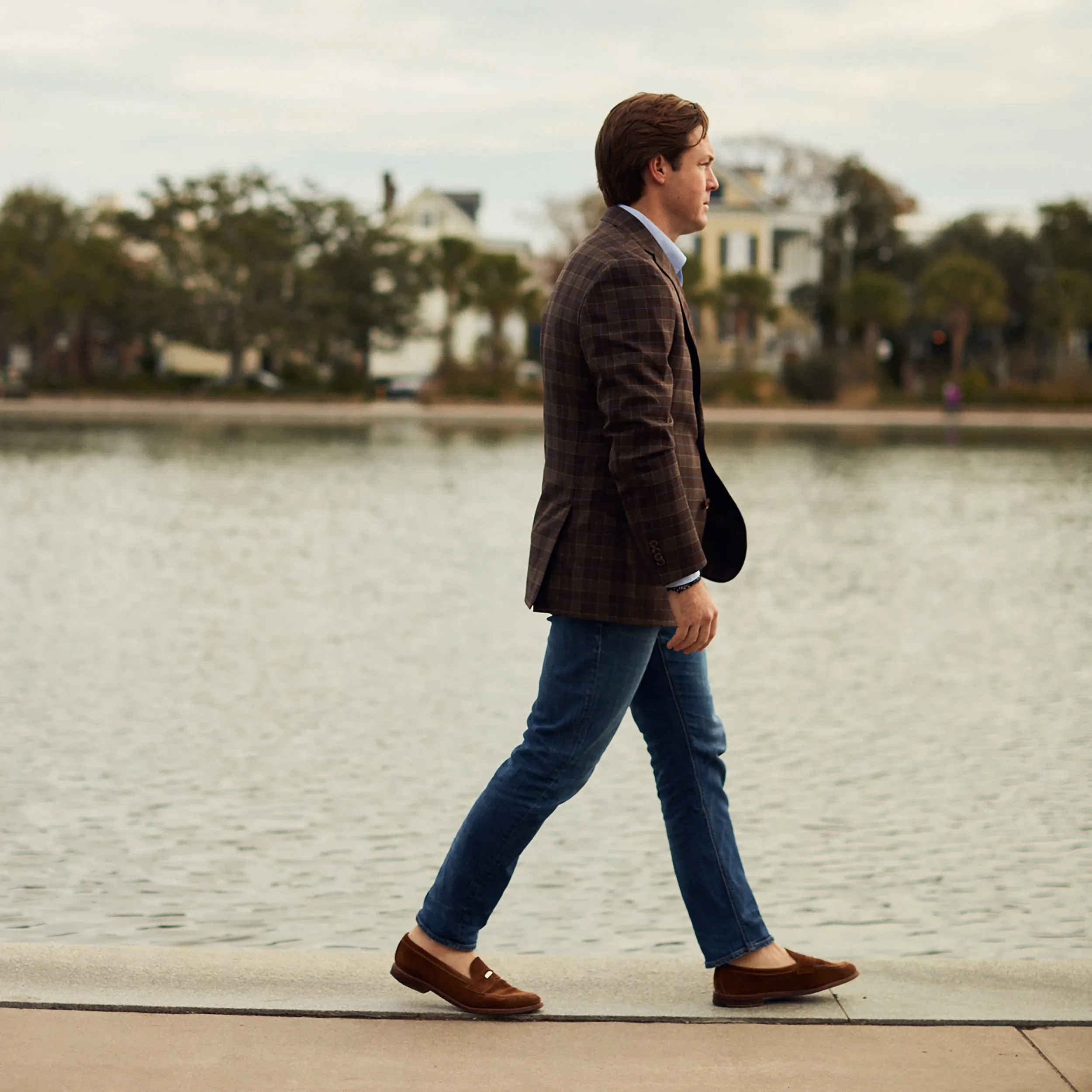 Audubon Brown/Blue Plaid Sport Coat