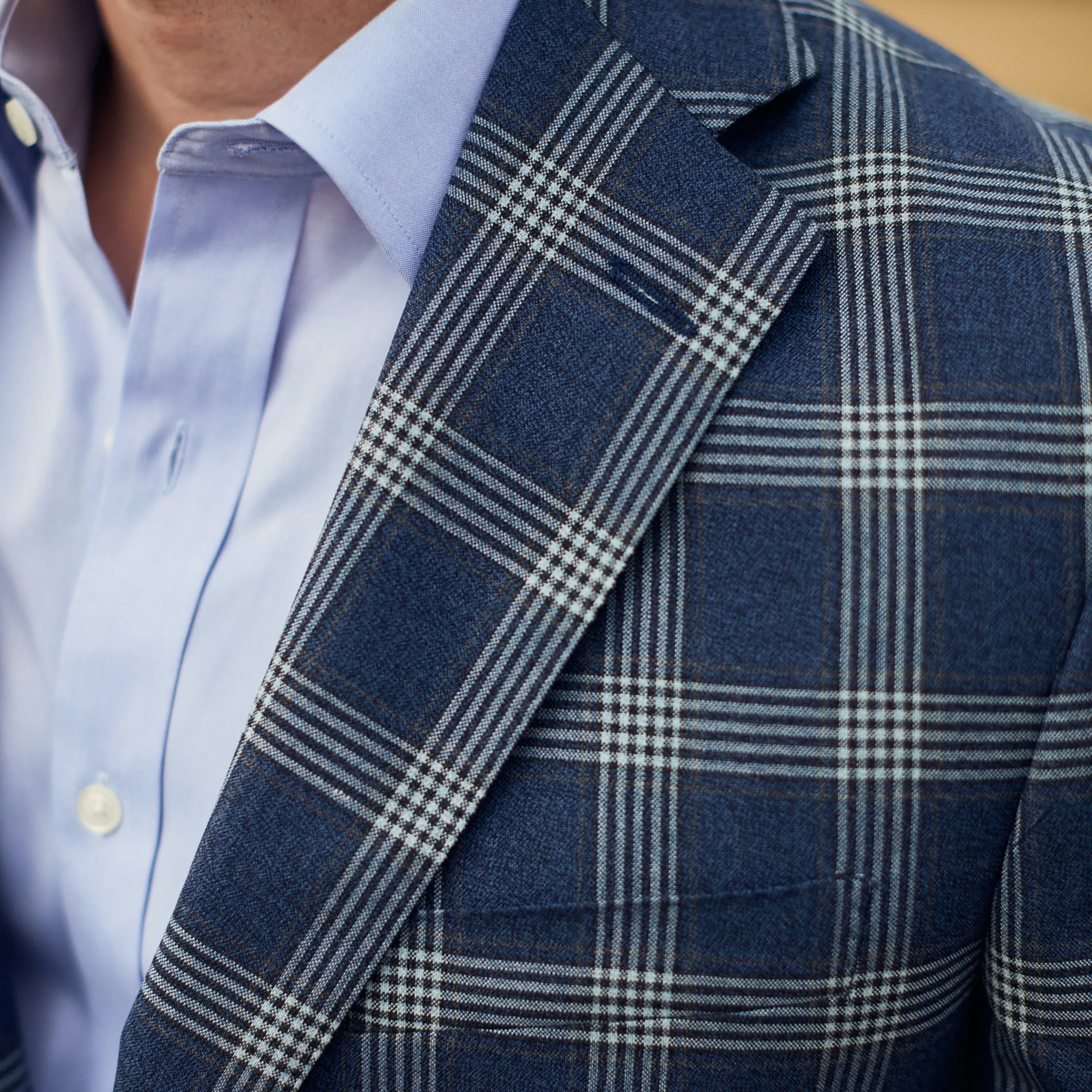 Audubon Indigo Glen Plaid Sport Coat