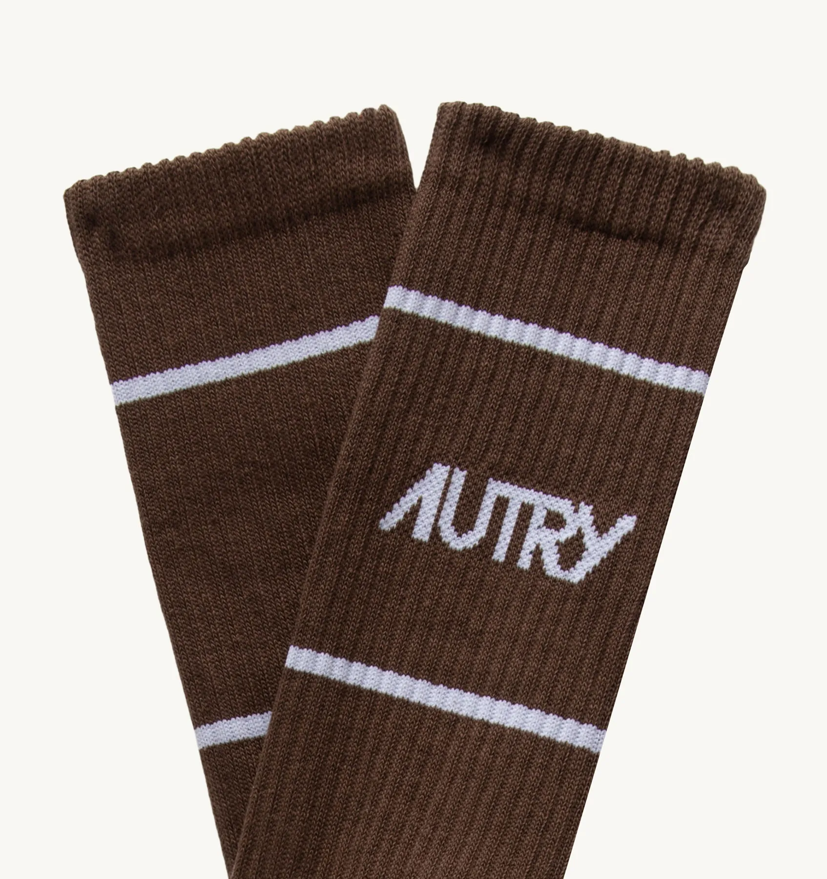 AUTRY APPAREL WOMAN  SOCKS IN BROWN COTTON TERRY