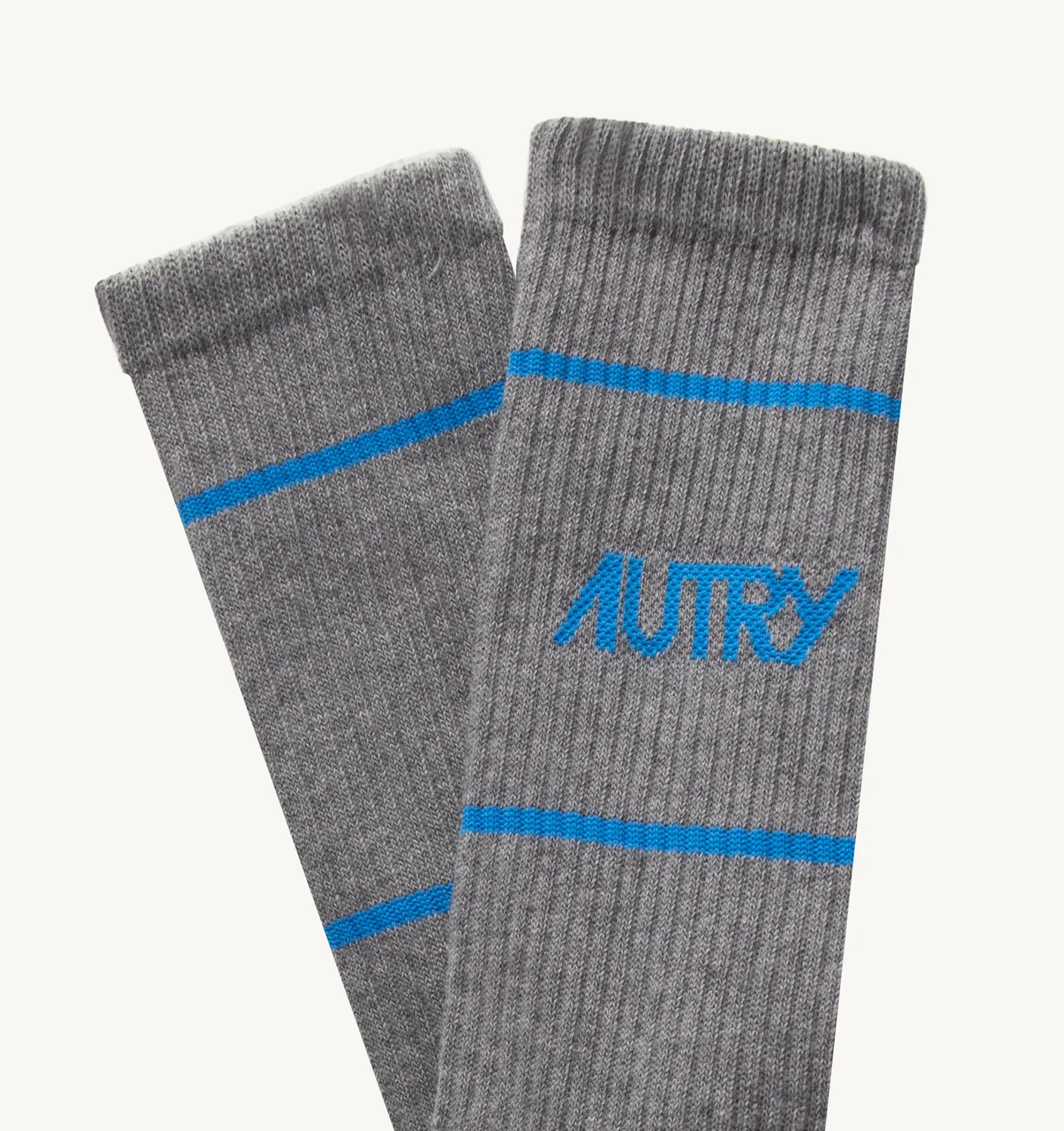 AUTRY APPAREL WOMAN  SOCKS IN GRAY COTTON TERRY