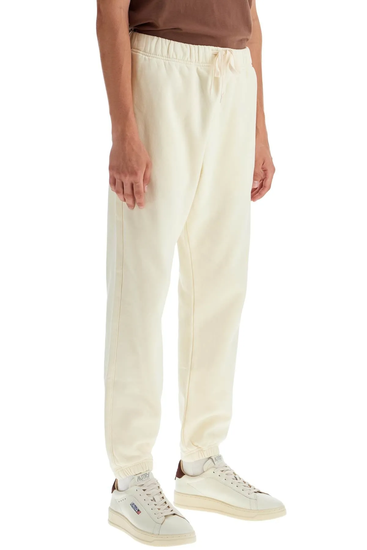 Autry Fleece Jersey Jogger Pants   Neutral