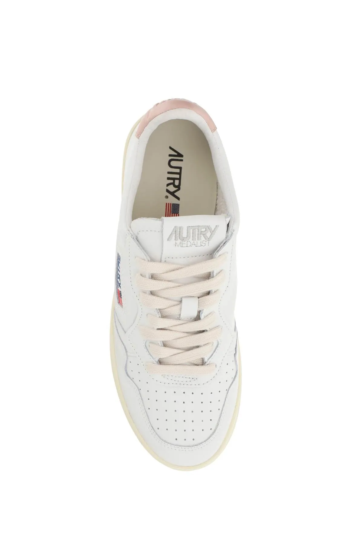 Autry Leather Medalist Low Sneakers   White