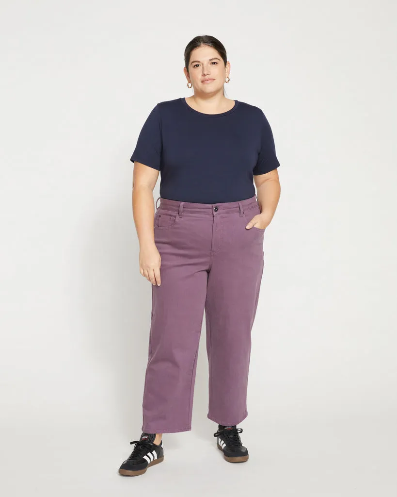 Bae Boyfriend Crop Jeans - Dried Violet