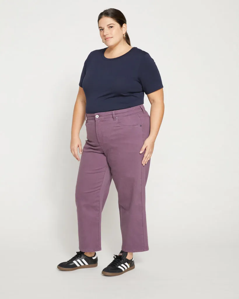 Bae Boyfriend Crop Jeans - Dried Violet