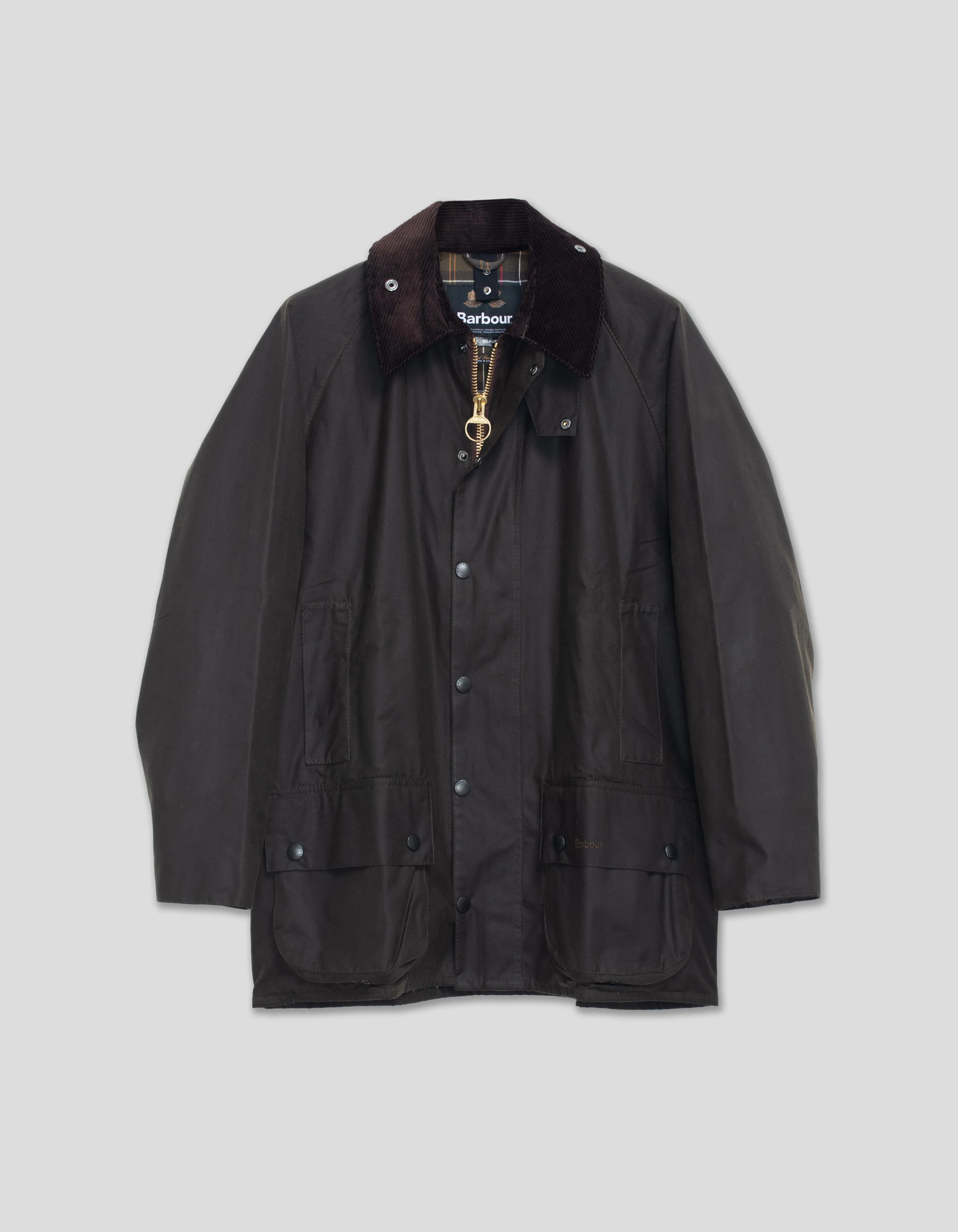 BARBOUR BEAUFORT WAX JACKET - OLIVE