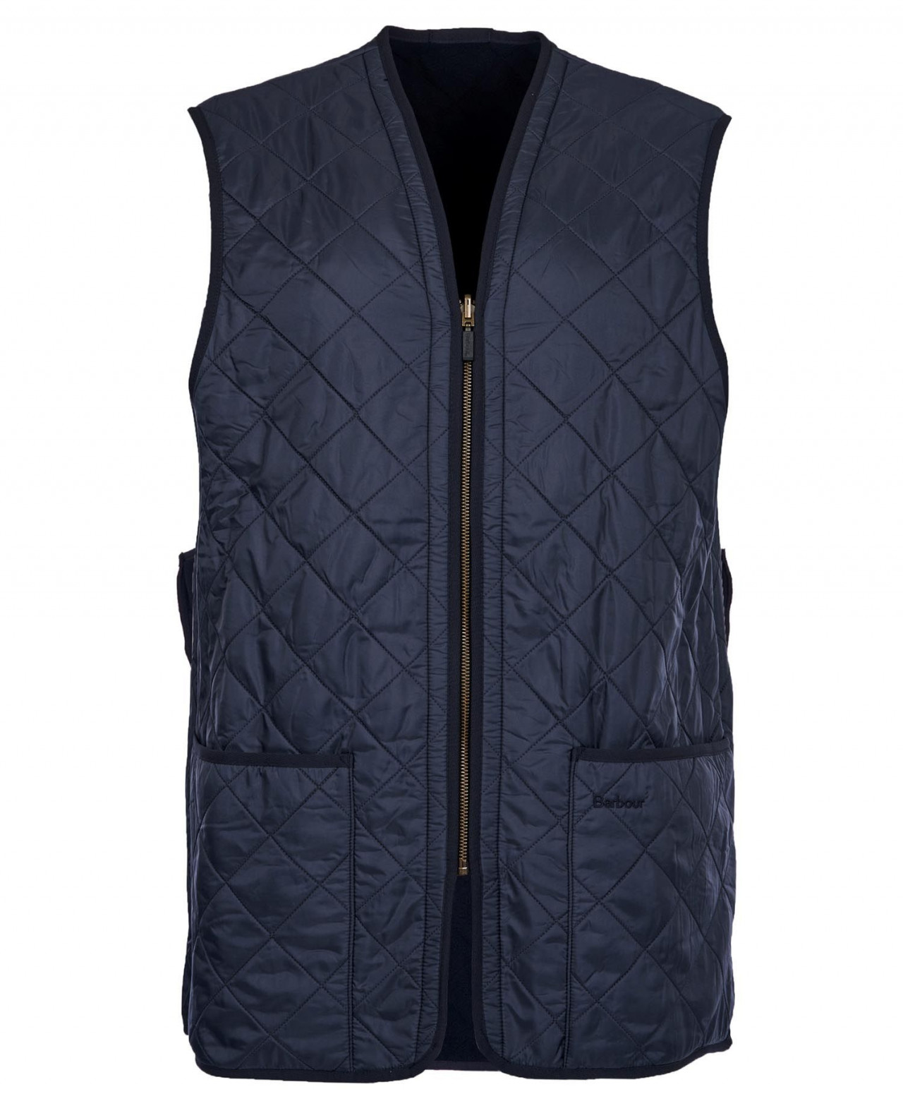 Barbour Polarquilt Zip In Waistcoat Navy