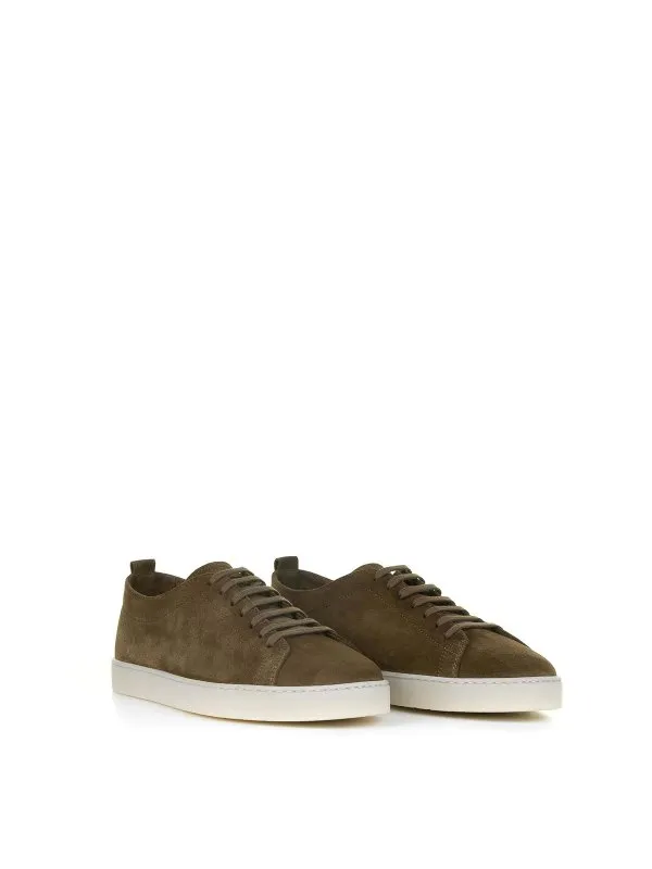 Barrett Sneaker Marrone In Suede