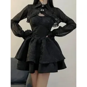 Black Coquette Lolita Dress