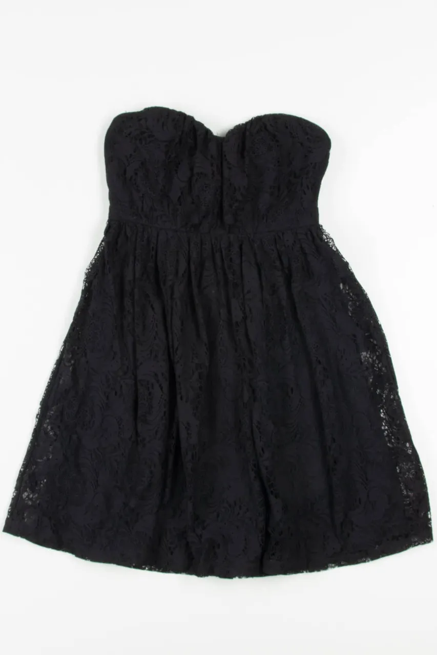 Black Lace Dress 677