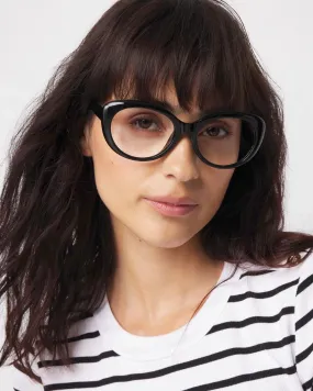 Black Rounded Reading Glasses