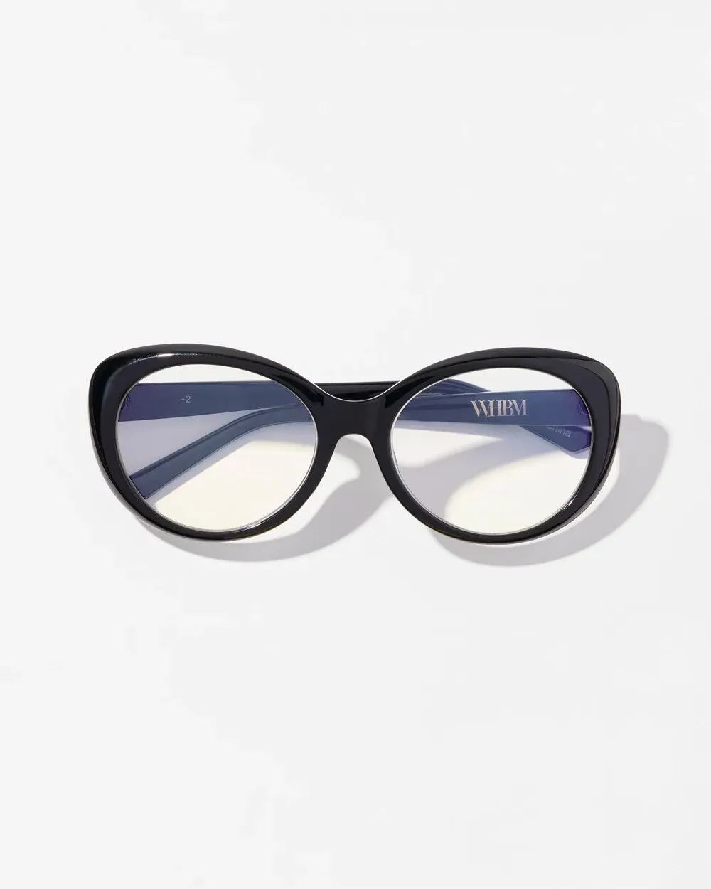 Black Rounded Reading Glasses