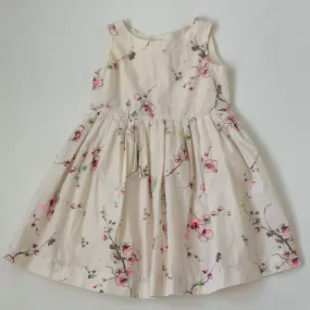 Bonpoint Cotton Floral Print Dress With Neon: 3 Years