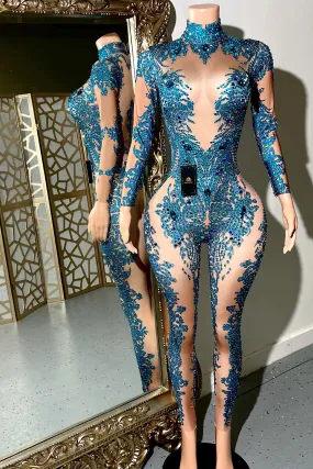 Bree Diamante Bodysuit(Ready To Ship)