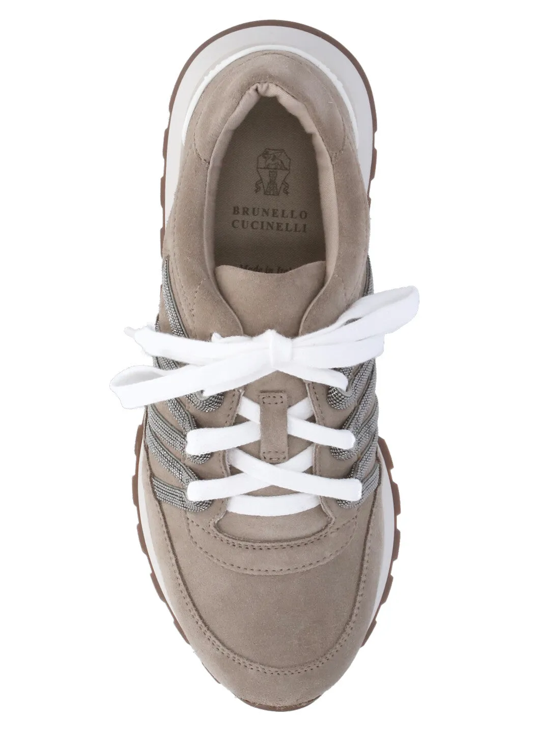 Brunello Cucinelli Monili Stripe Sneakers