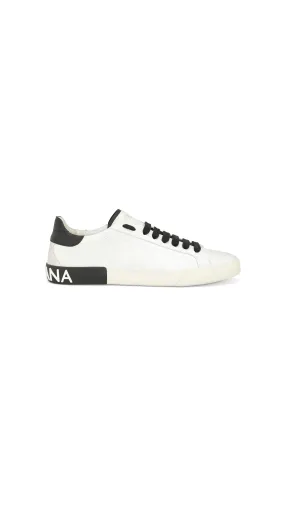 Calfskin Portofino Vintage sneakers - White