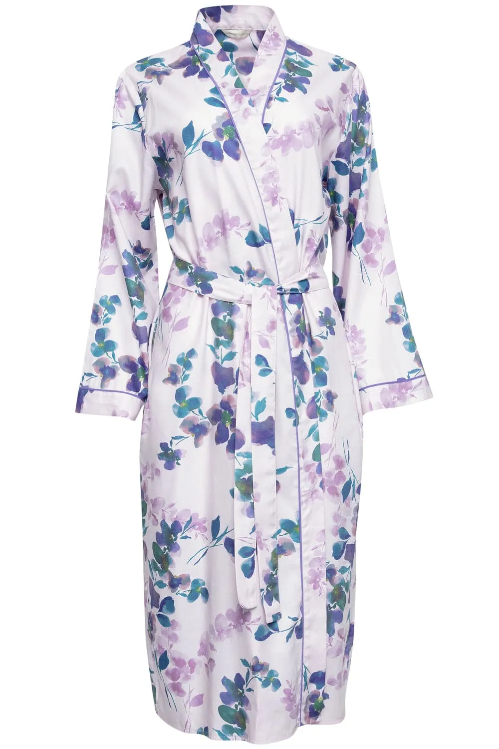 Camila Floral Print Long Dressing Gown