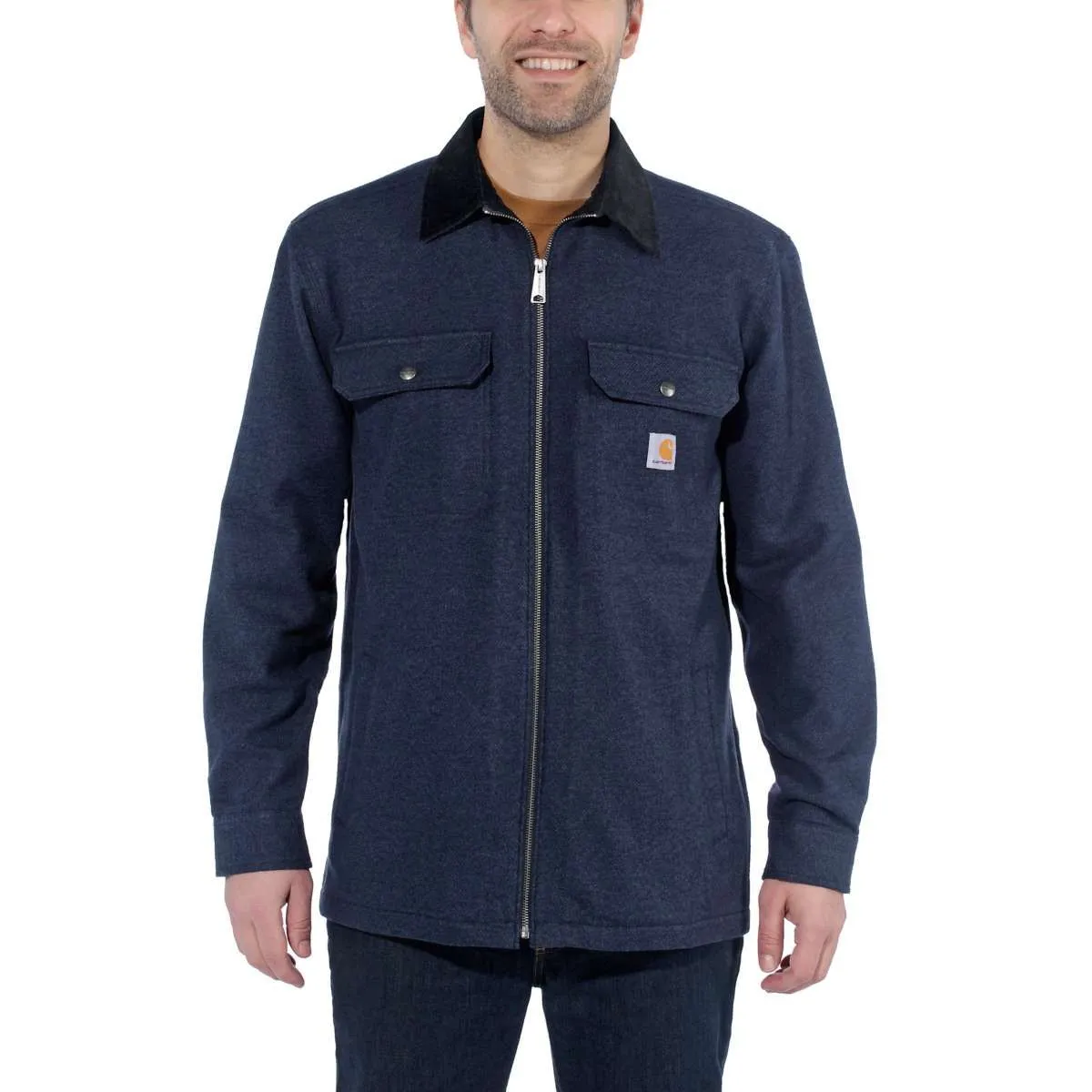 Carhartt 104074 Pawnee Zip Shirt Jacket - Twilight