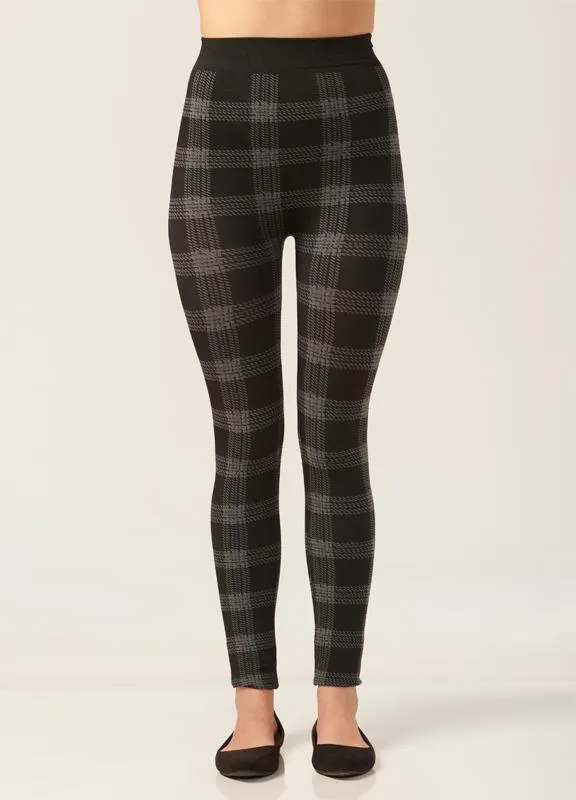 Charlie Paige Printed Fleece Lined Leggings