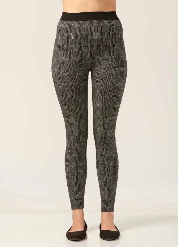 Charlie Paige Printed Fleece Lined Leggings