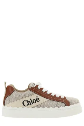 Chloé Lauren Scallop-Edge Sneakers