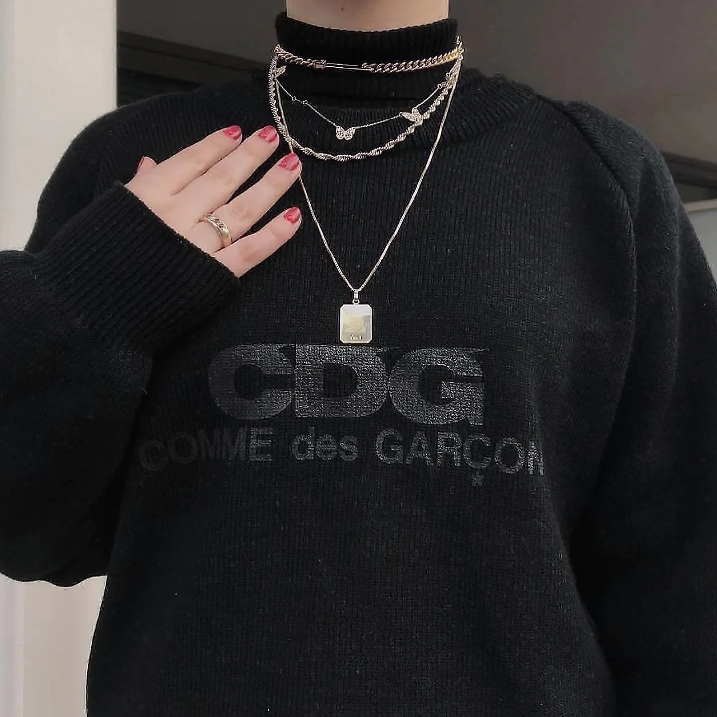 COMME des GARCONS  |Plain Logo Designers Sweaters