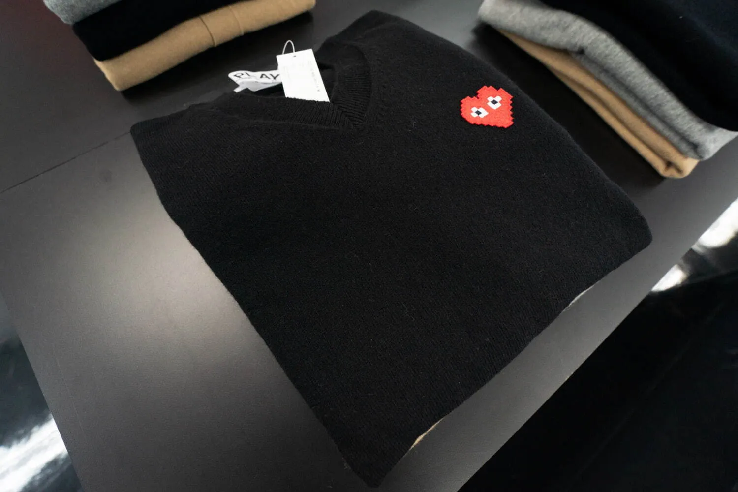 COMME des GARCONS  |Unisex Plain Logo Designers Sweaters