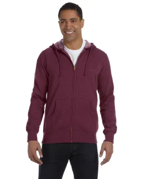 Custom Embroidered Econscious EC5680 Men 7 Oz. Organic/Recycled Heathered Full-Zip Hood