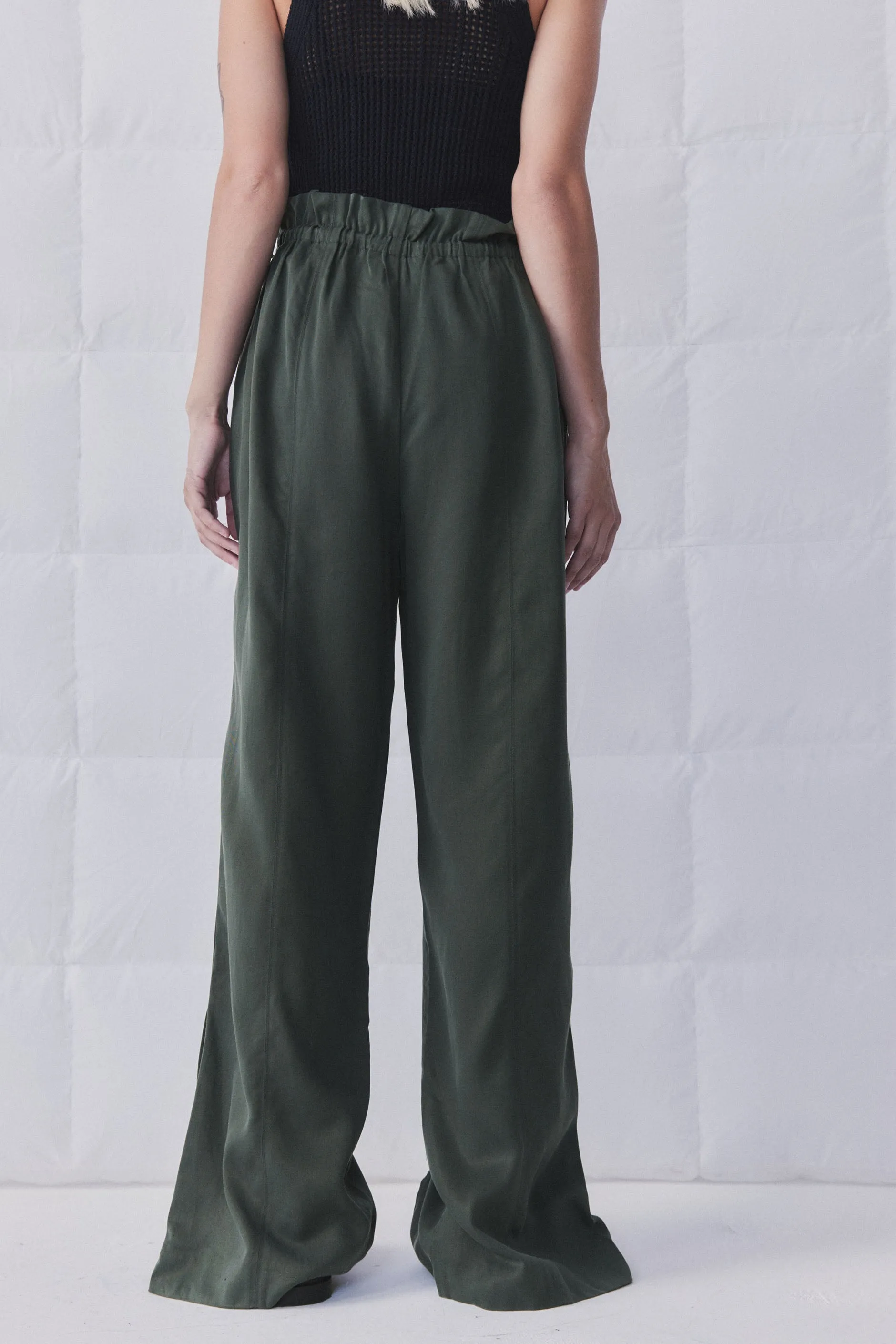 D-Luxe Split Hem Wide Leg Pant