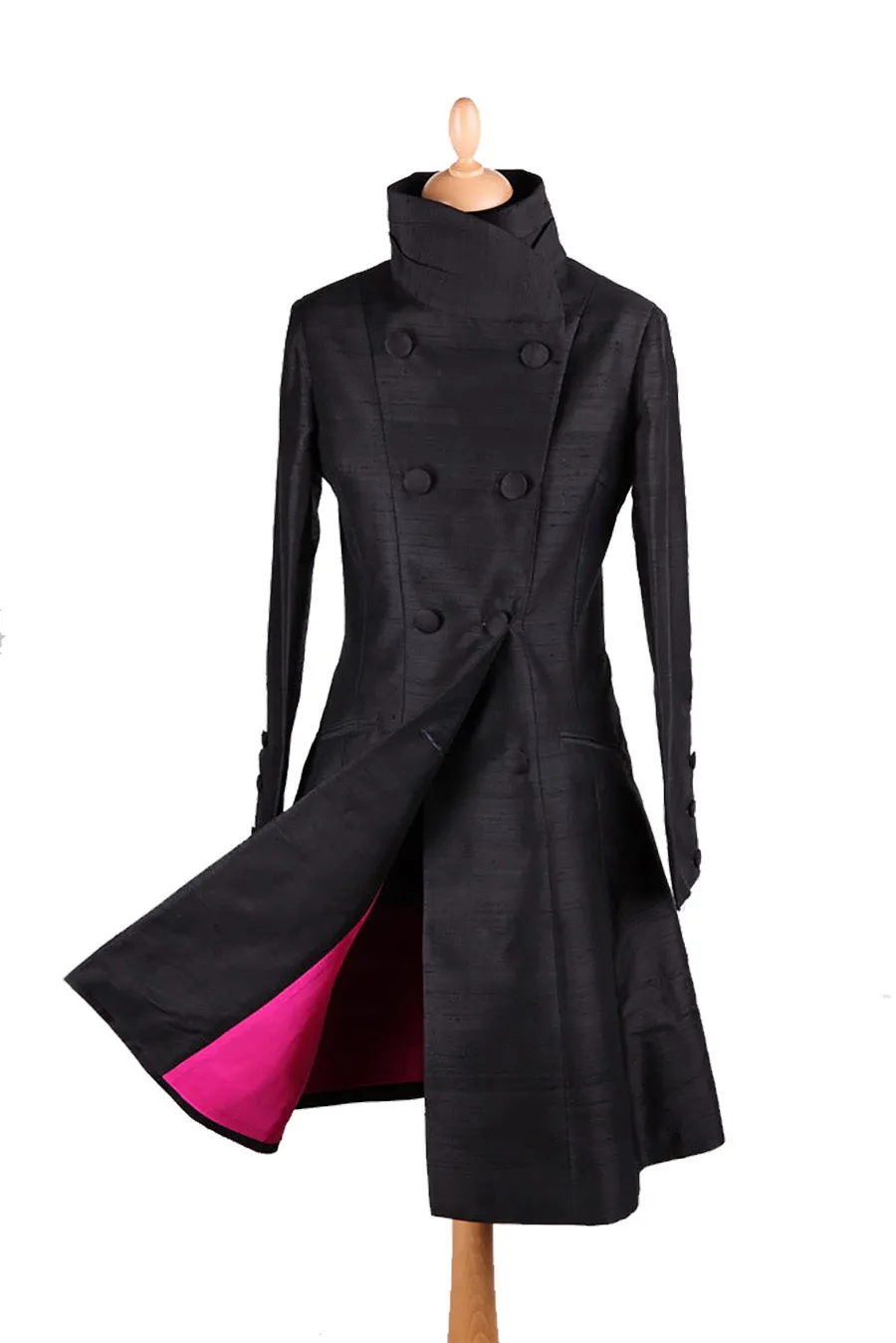 Delphine Coat in Liquorice - Sale