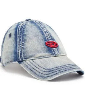 Diesel Baseball cap in treated denim