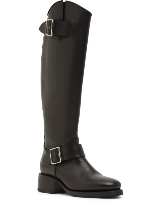 Dsquared2   50mm Leather tall boots 