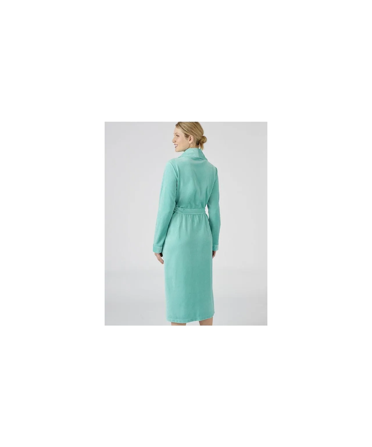 Embriodered Detail Dressing Gown