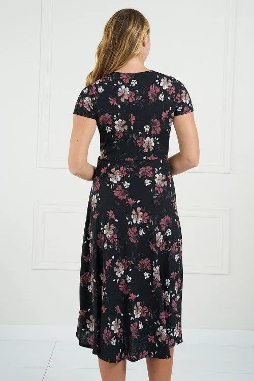 Floral Wrap Dress