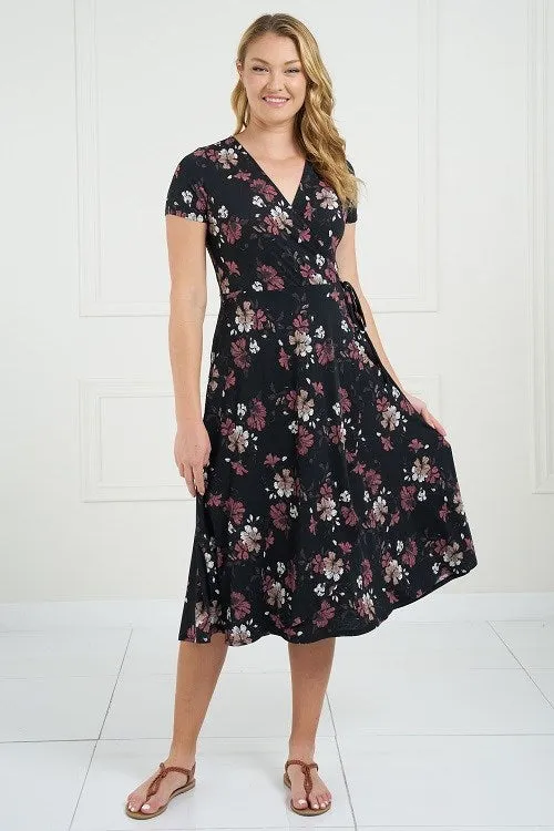 Floral Wrap Dress