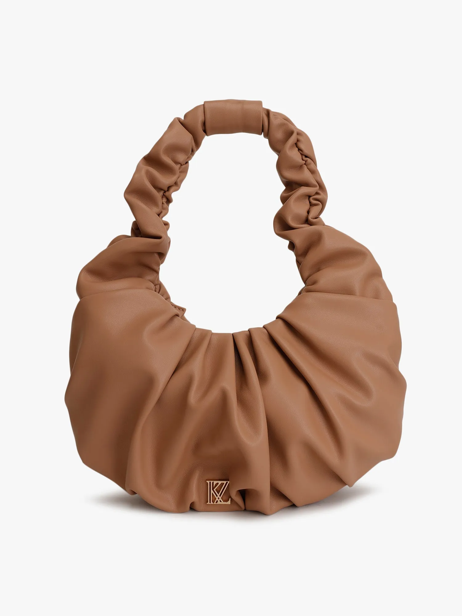 Gathered Puffy Shoulder Bag