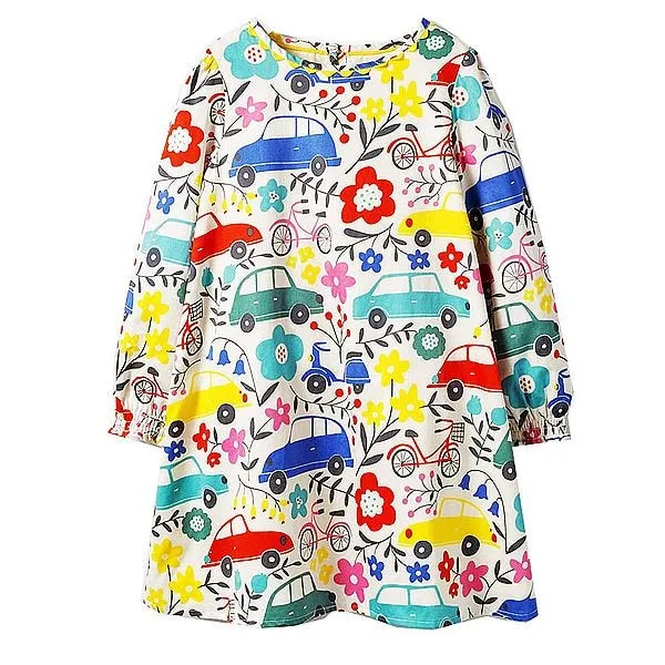 Girls Dress Long Sleeve Baby Girls Clothes Unicorn Party Princess Dress Christmas Costume for Kids Clothing Children Dresses