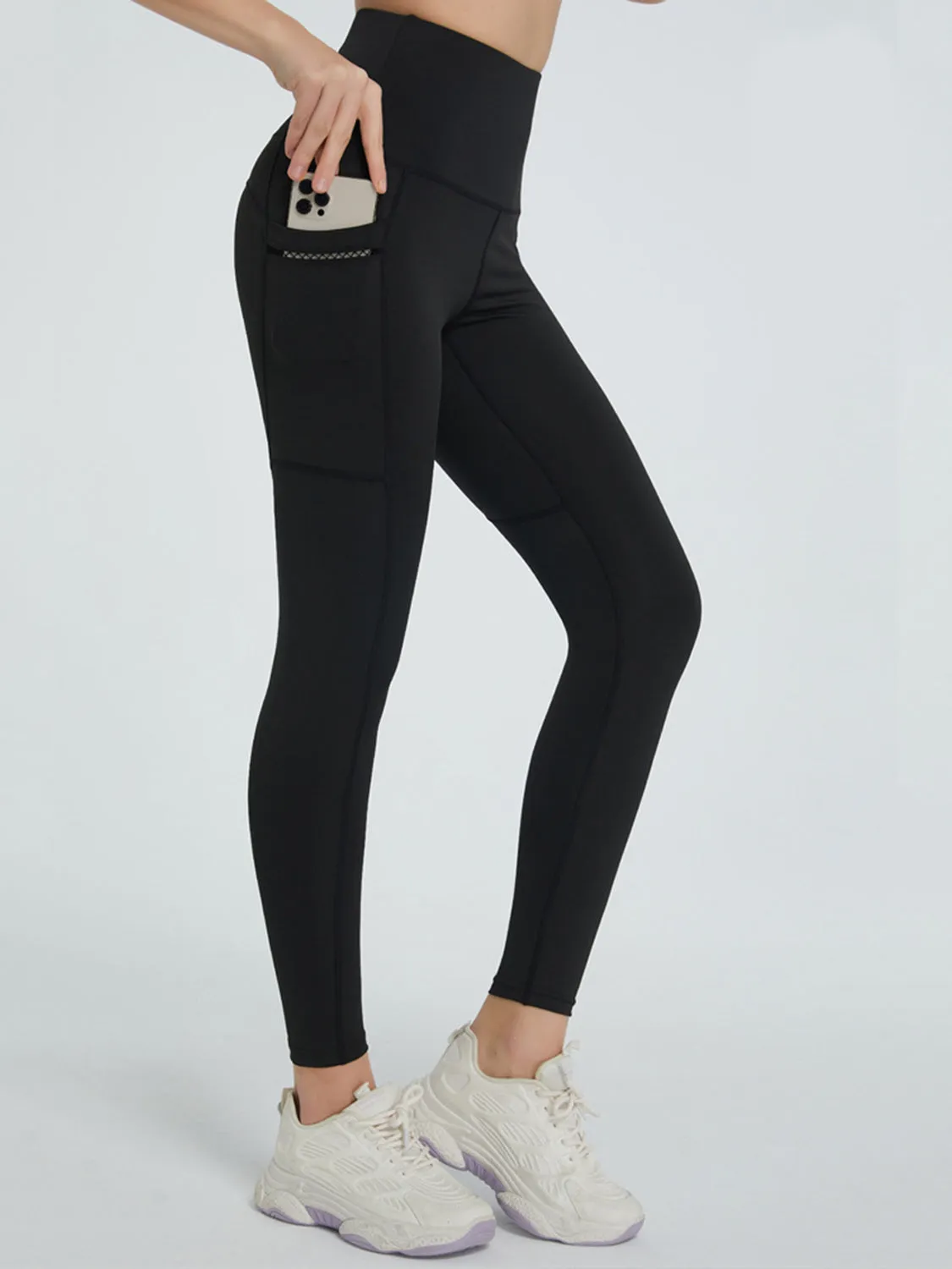 High Waist Active Leggings With Pockets