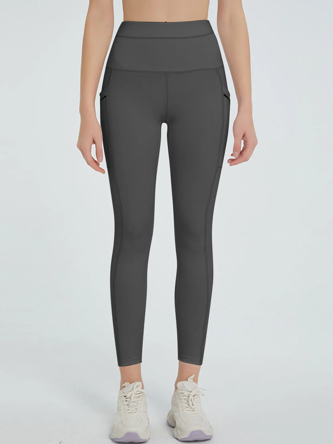 High Waist Active Leggings With Pockets