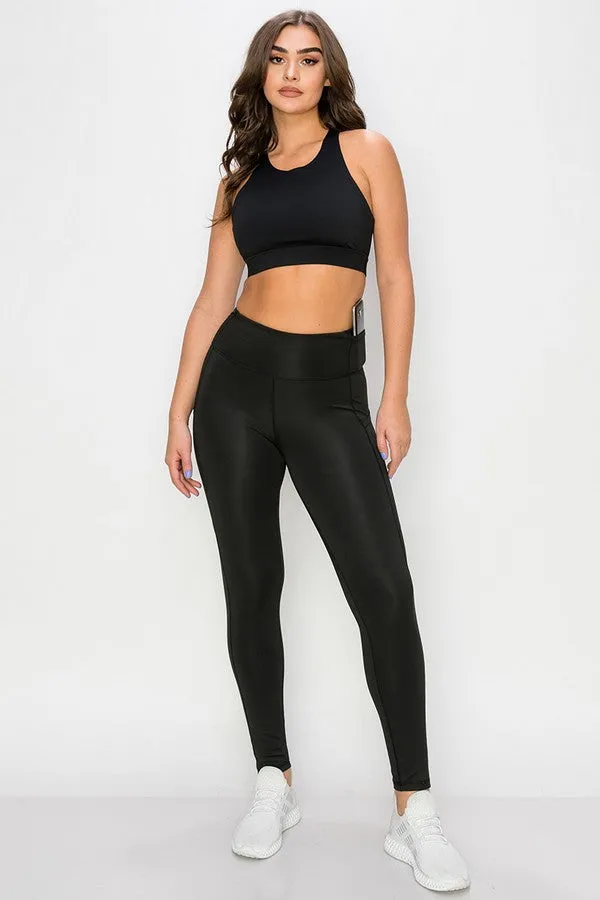 High Waist Tech Pocket Activewear Leggings