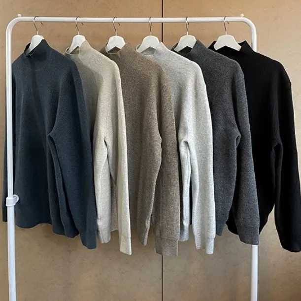 HUE  |Cashmere Street Style Plain Sweaters