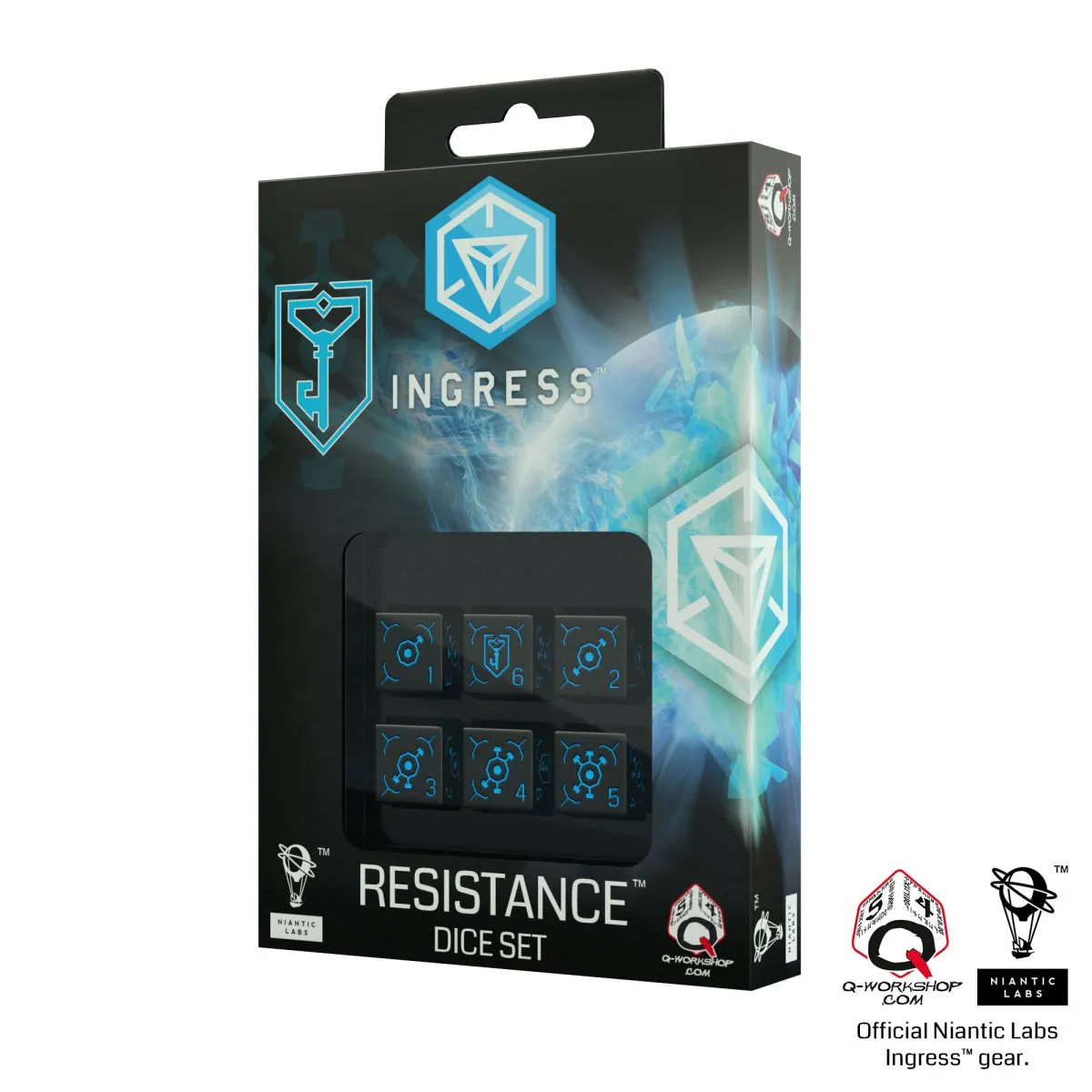 Ingress D6 Dice Set