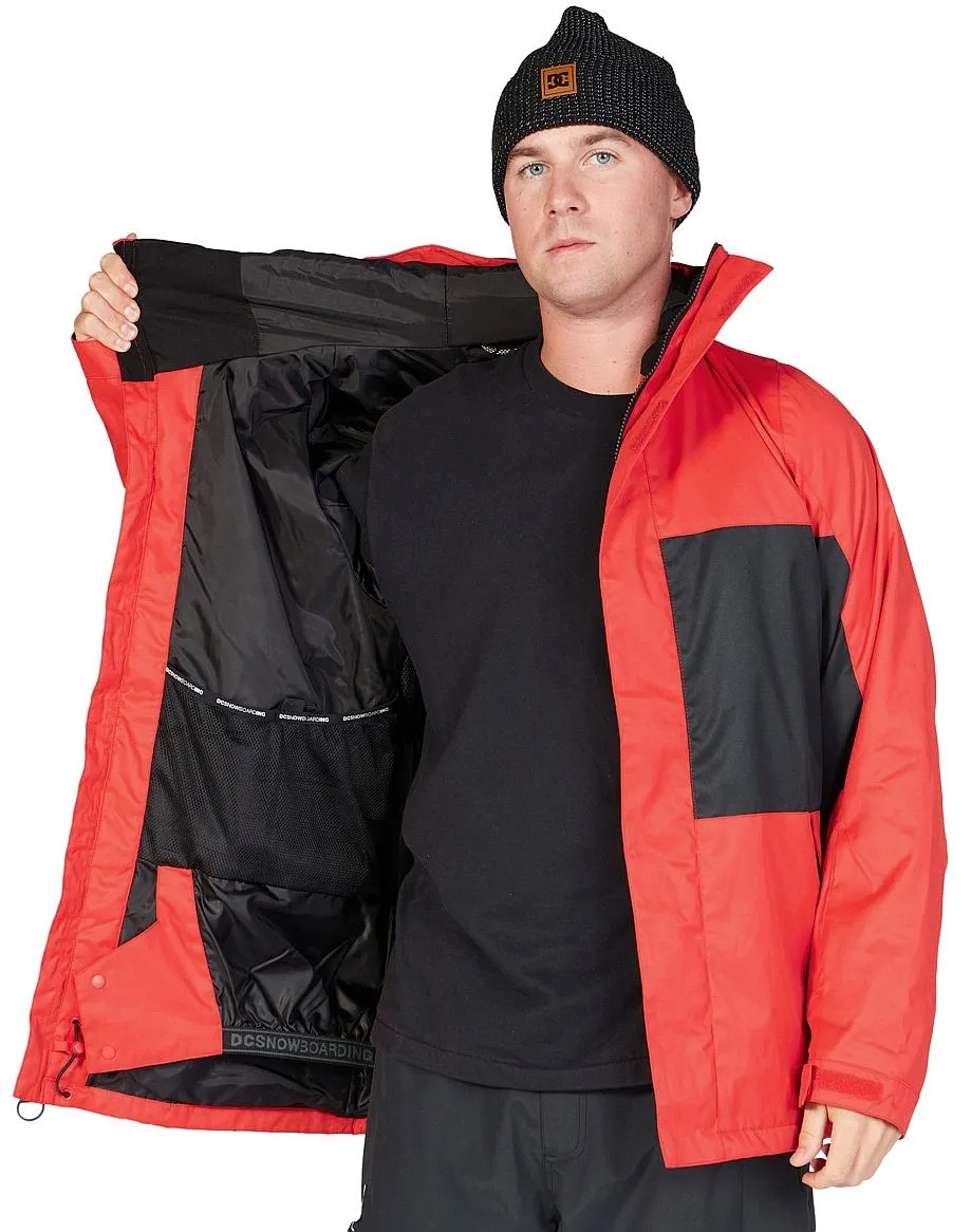 jacket DC Defy - RQR0/Racing Red - men´s