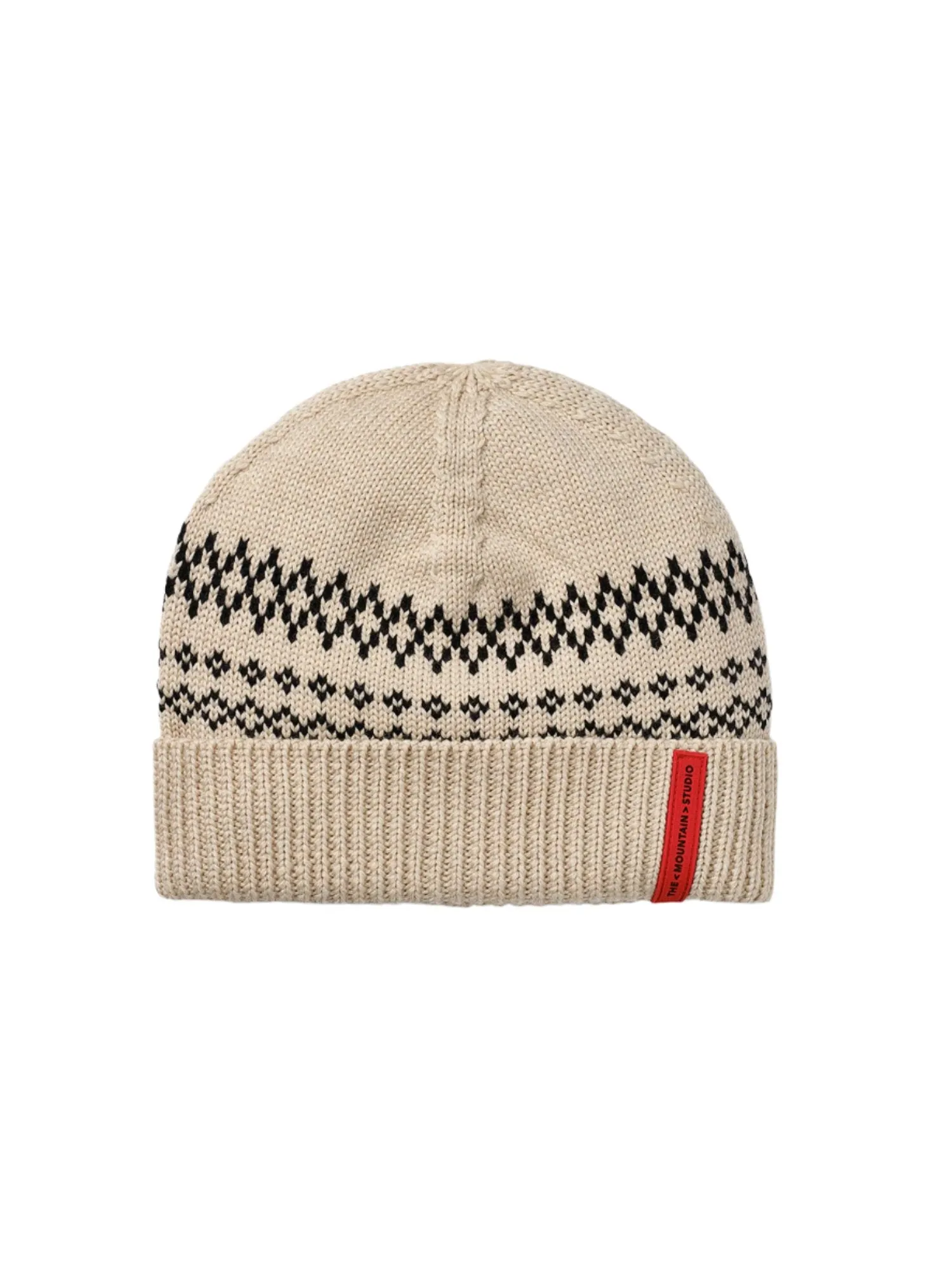 Jacquard Wool Knit Hat