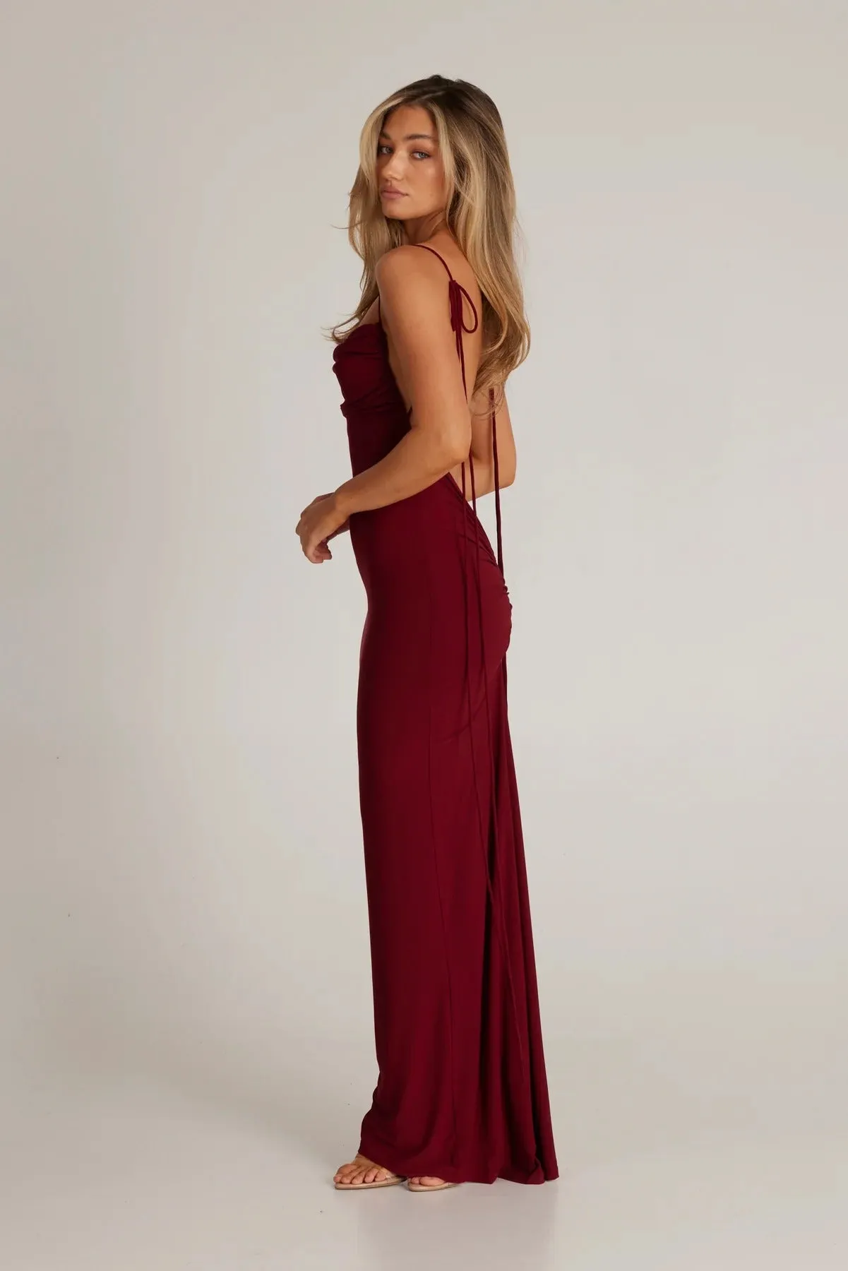 Jiani Gown - Wine